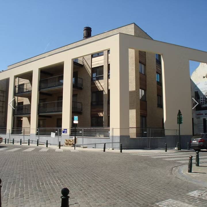 Façade du bâtiment, projet Rue de Senne